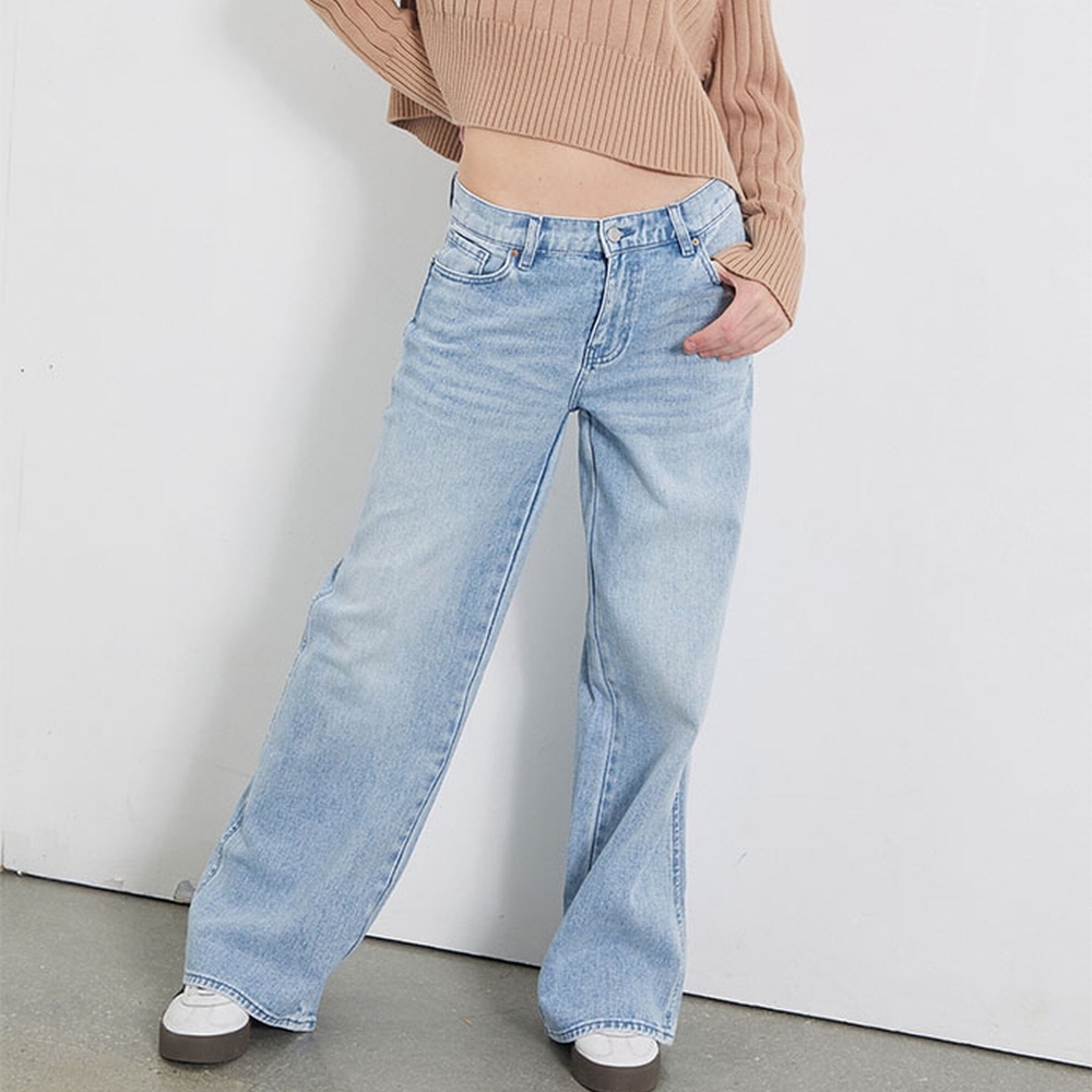 NWT Pacsun 90s Baggy Wide Leg Light Blue Women’s Jeans 25